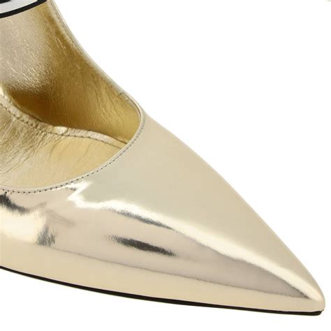 prada schuhe gold